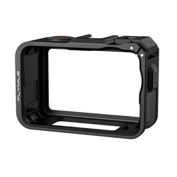 Flymile Action Camera Cage with Cold Shoe Mount and Extension Frame for Action 6 Cage