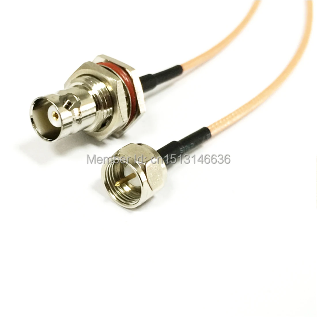 

New Modem Coaxial Cable BNC Female Jack Switch F Male Plug Connector RG316 Cable Pigtail 15cm 6" Adapter