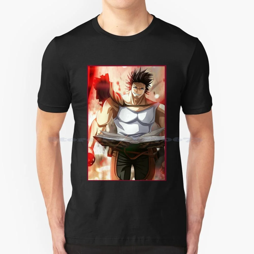 Black Clover | Yami T Shirt 100% Cotone Tee Black Clover Asta Yuno Anime Cool Wow Amazing Demons Level Up Asta Yami Sukehiro