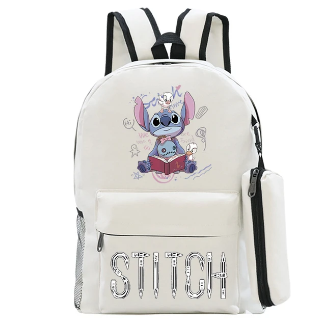 Lilo And Stitch-mochila de dibujos animados 3D para niños y niñas, Mochilas  escolares impermeables para niños de 2 a 5 años - AliExpress