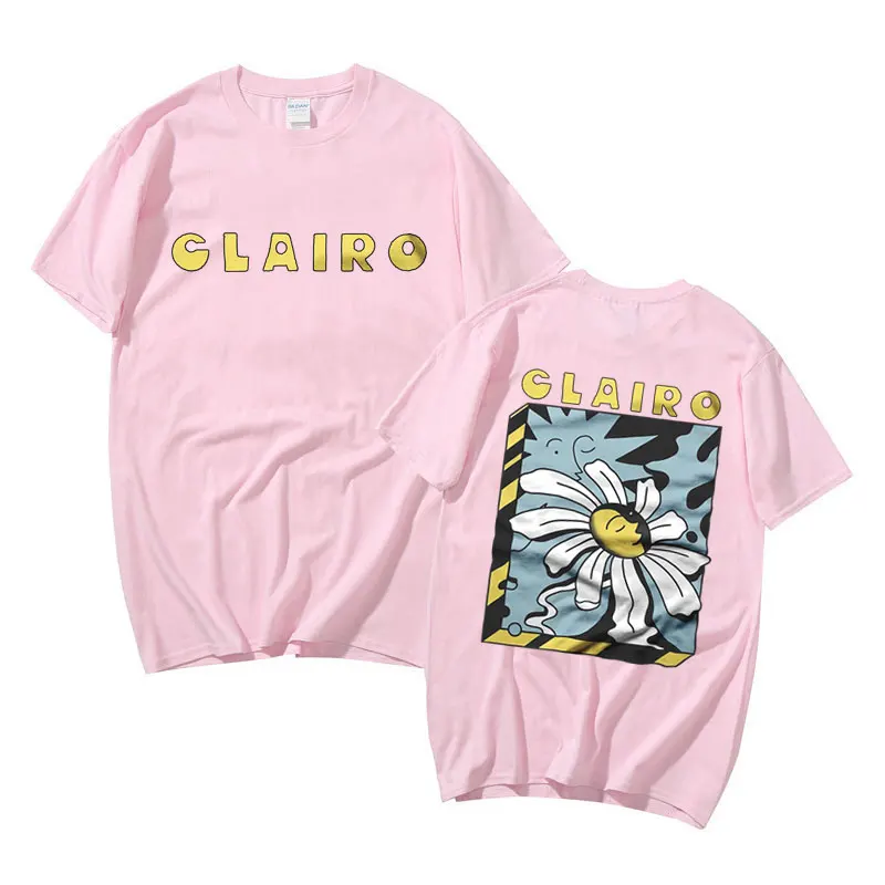 Immunity Softly Tee (Pink）M Organic cotton T-shirt with text motif - Pink - Sz. 40-64