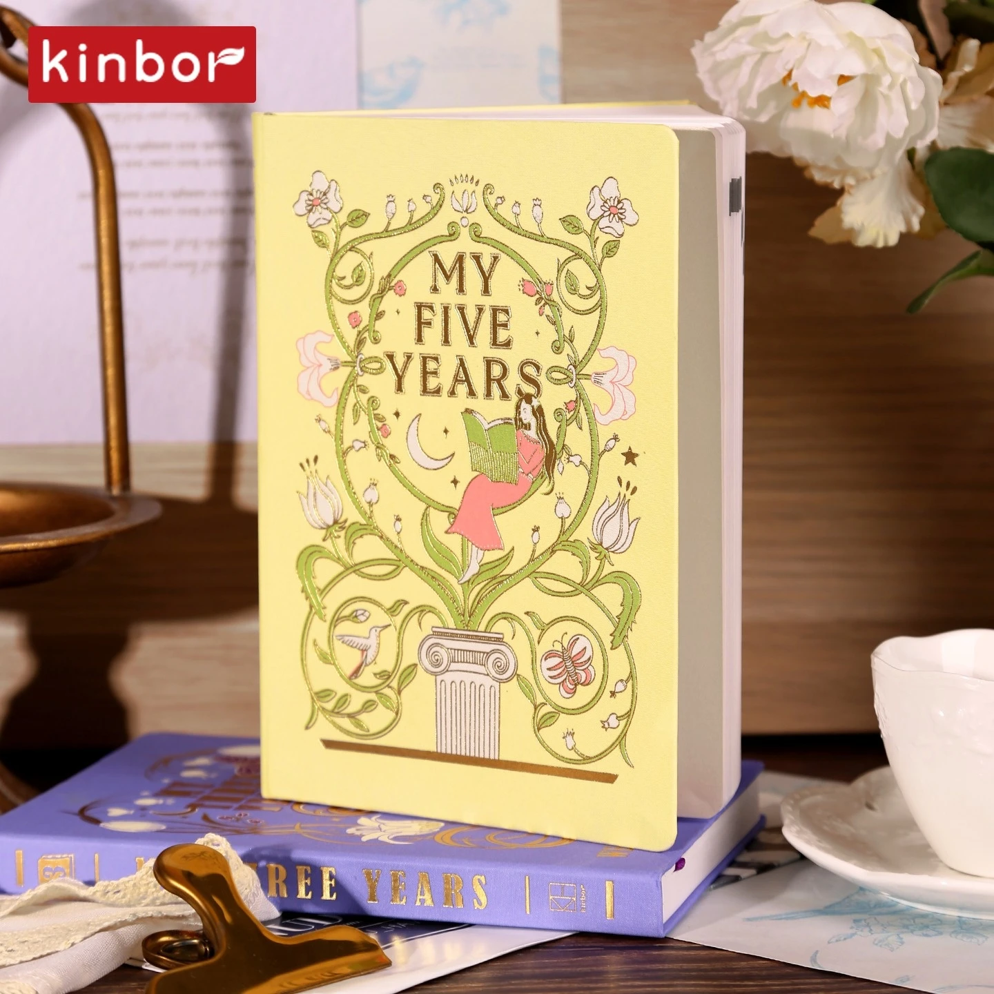 Bullet Journal Notebook Kinbor 3-5 Year Plan Collection 64g Illustration A5 Handbook