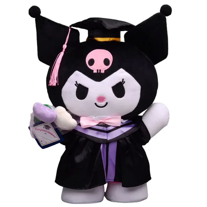 thumbnail image 1 of Muñeco de peluche grande de 35 cm con diseño de Hello Kitty, muñeco de peluche Kawaii de Sanrio, My Melody, Kuromi, Cinnamoroll y Graduación, ideal como regalo de cumpleaños, 1 of 4