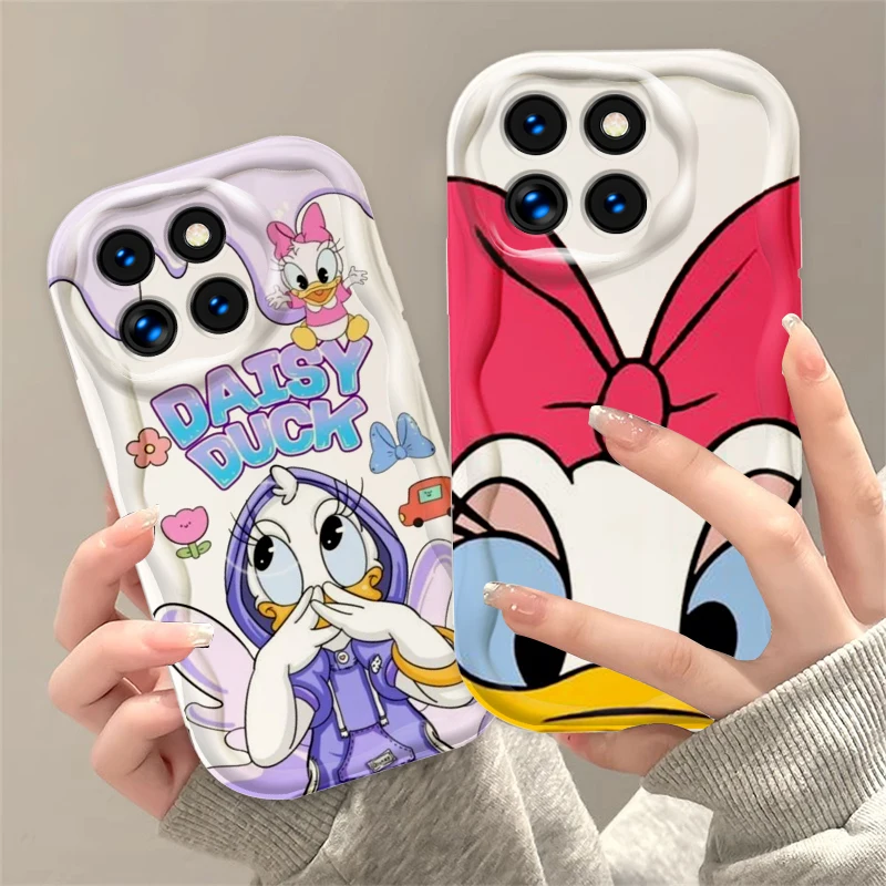 Disney Donald Duck Cute For Xiaomi Mi 14 12 12T 11 Lite Poco M6 X6 X5 X4 X3 M3 F4 Pro Gt Nfc 5G Wave Oil Funda Phone Case