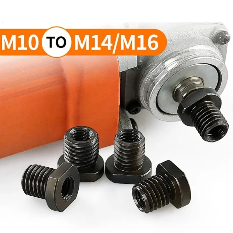1PC 100styleM10 Angle Grinder Adapter Female to M14 Thread Nut Arbor Connector Polishing Screw Connecting Rod for Power Tools
