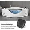 Spa bathtub, two person jet bathtub with water jet device, soaking bathtub with hydraulic massage and chromotherapy 2