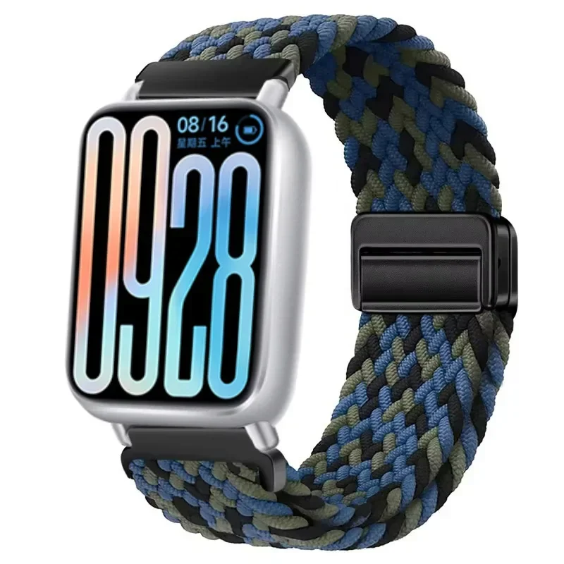Nylon Braided Magnetic Buckle Strap - Breathable & Comfortable Replaceable Band