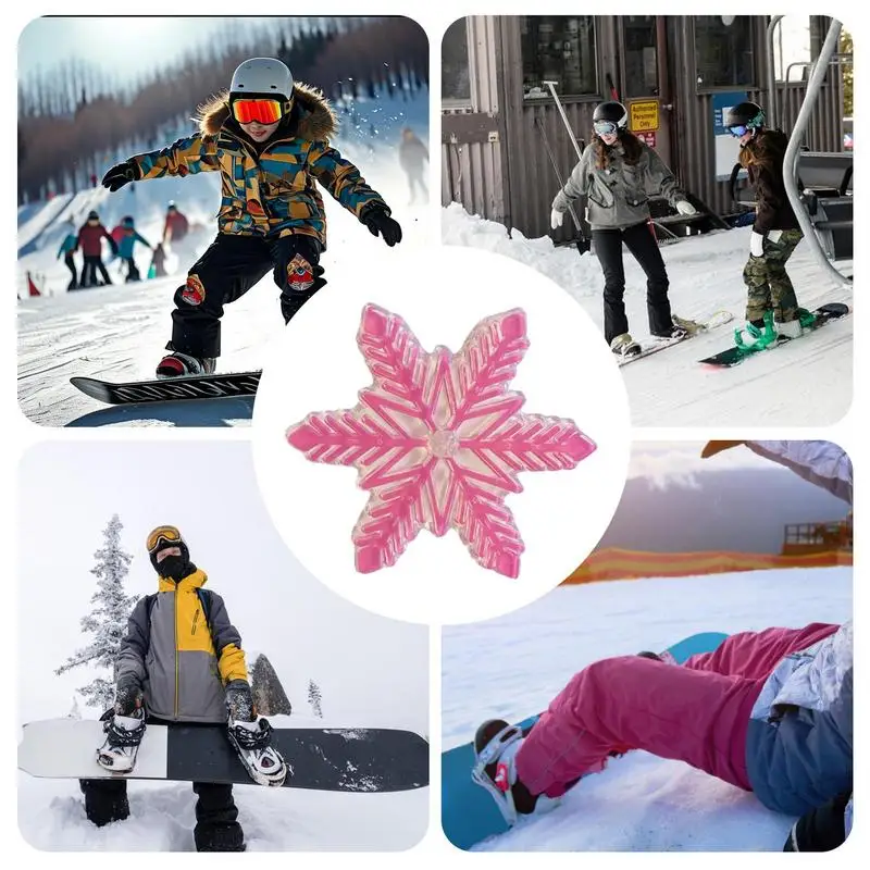 Anti-Slip Stomp Pad Mat Transparent Stomp Mat In Shape Anti-Slip 3D Raised Design Snowboarding Pads For Optimal Gripboard