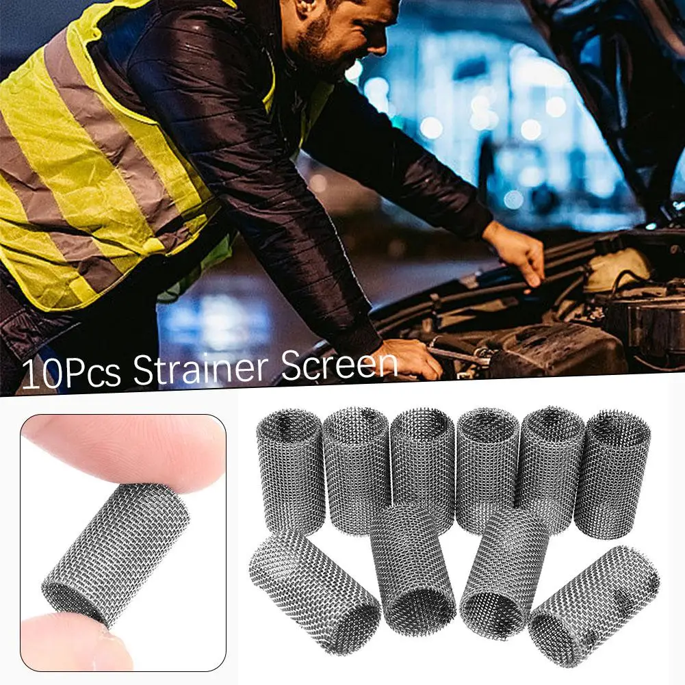 10Pcs 310s Stainless Steel Strainer Screen For Diesel Air Parking Heater Car Glow Plug Burner 3-Layers Filter Mesh N6C5