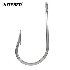 Porgy Fishing Hooksstainless Steel J Shape Fishing Hooks 5/0-13/0 For Big  Game Fish