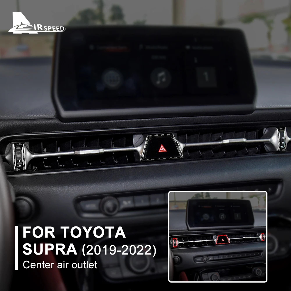 KUNGKIC – Cornice In Fibra Di Carbonio Per Schermo Navigatore, Per Toyota GR Yaris E Yaris Cross 2020-2024