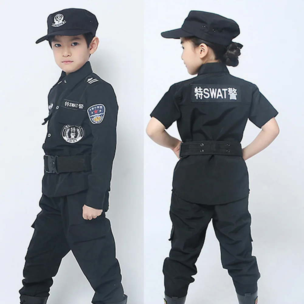 Buy 12 Pcs Police Costume for Kids Police Officer Role Play Toy Kit with  Police Hat, Vest, Badge, Walkie Talkies, Flashlight Police Accessories  Birthday Gifts Halloween Fancy Dress Up for Boys Girls