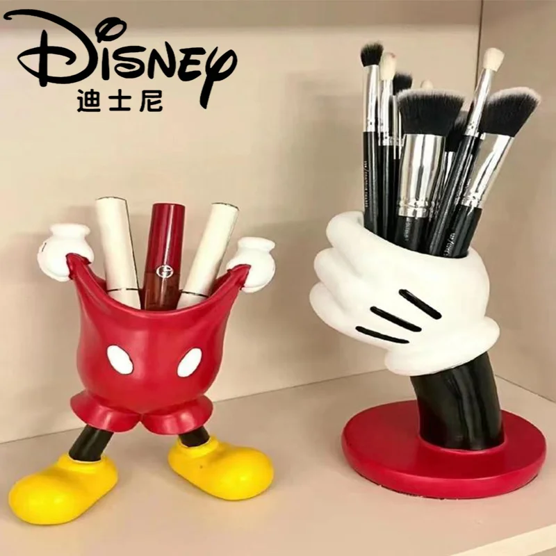 Kawaii Disney Mickey Glove Pen Holder Desktop Decoration