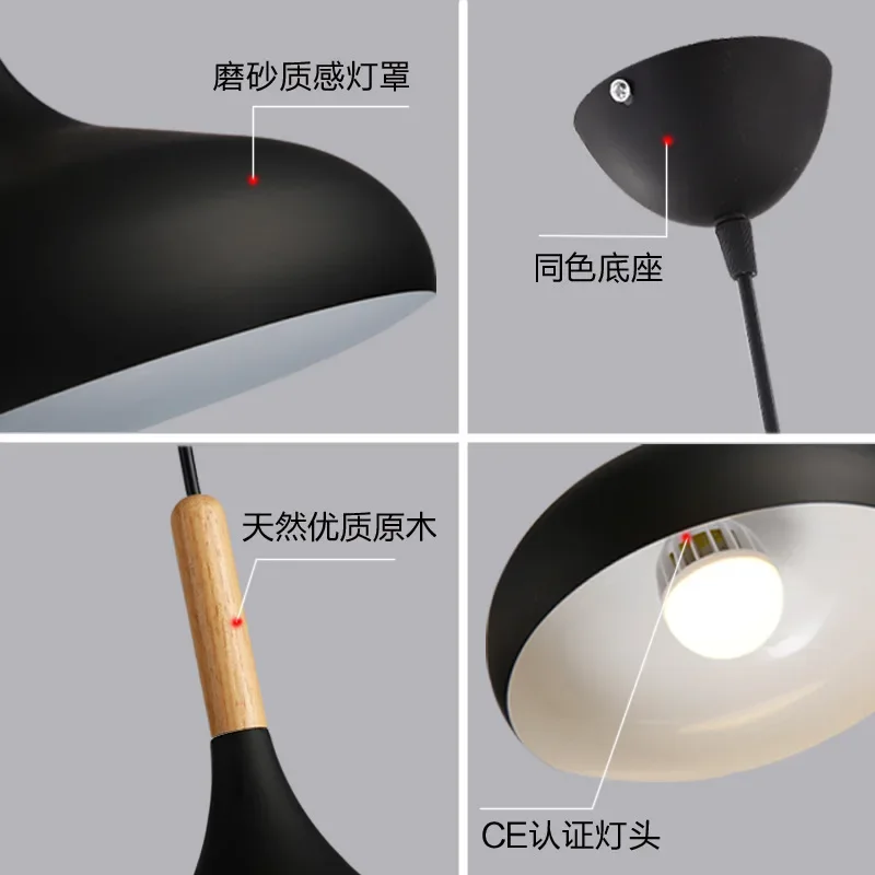 Hot Simple Creative Leisure Office Chandelier Fast Food Shop Cafe Bar Counter Restaurant Barber Shop Internet Cafe Chandelier 3