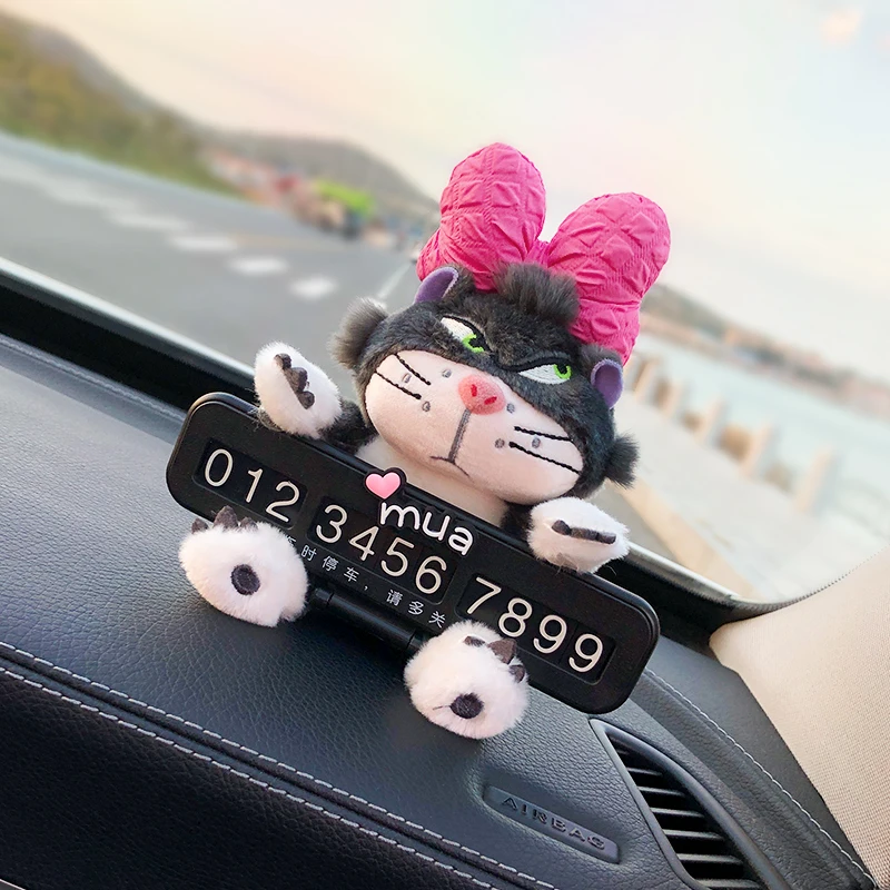 Fluffy Cartoon Panda Cat Plush Steering Wheel Cover - Winter Cozy, Cute & Anti-Slip Design