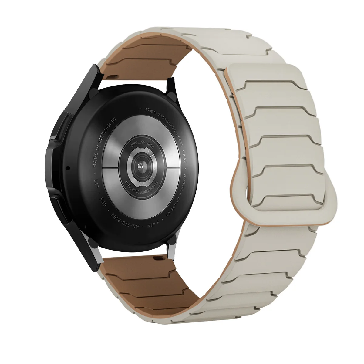 Universal Magnetic Silicone Strap – Ultimate Adjustable Bracelet Band, 22mm/20mm