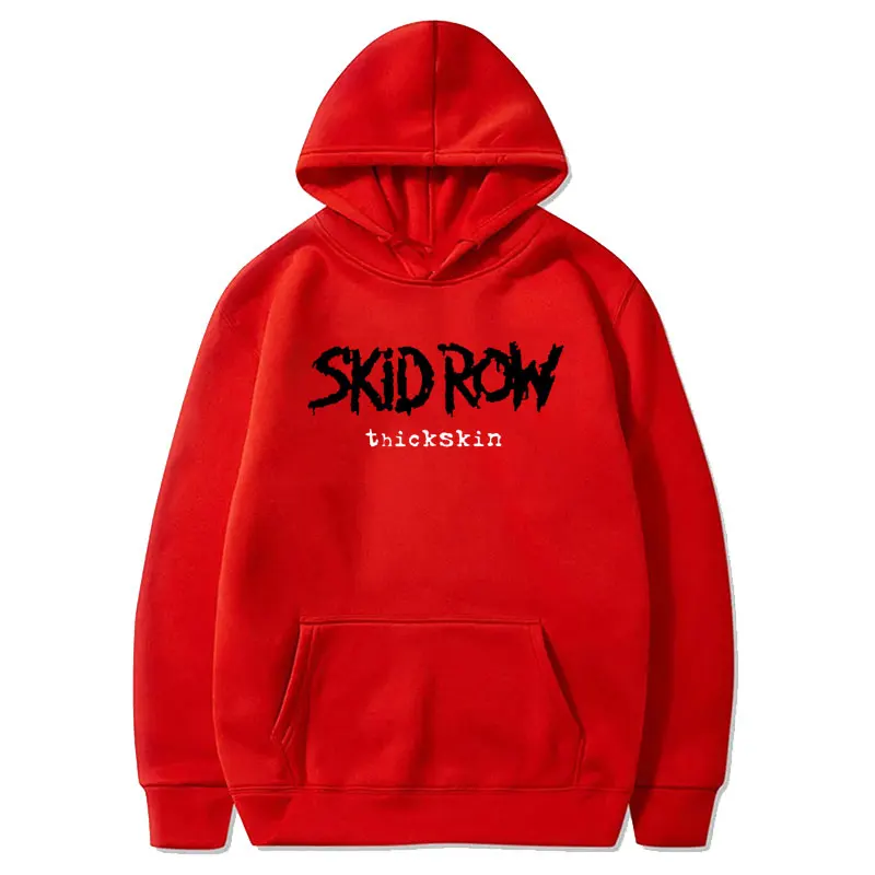 

2023 American classic Skid Row retro rock band hooded men and women sweatshirt trend street Harajuku hip hop hoodie man