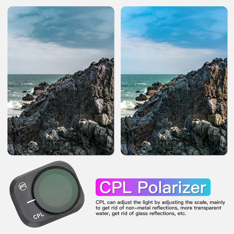 Description Picture 2 of itemRCSTQ Plastic Drone Filter For Dji Mini 3 Pro Accessories Camera Lens UV CPL ND4/8/16/32 For Dji Mini 3 Pro Drones Filters Kit