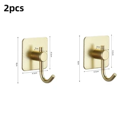 Multipurpose Adhesive Wall Hook Organizer for Home and Bathroom Use (FGD-2pcs)