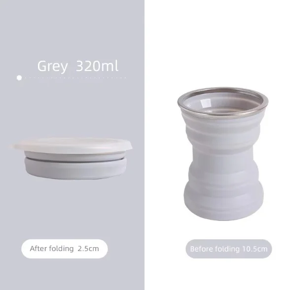 كوب قهوة سيليكون قابل للطي