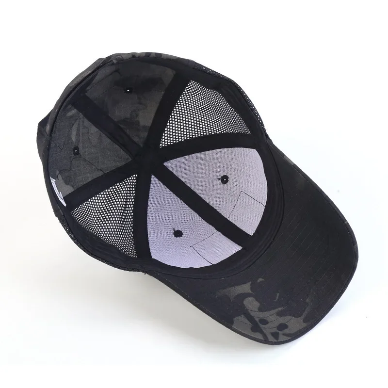 Unisex Sports Outdoor Sunscreen Quick-Drying Hat Men Casual Cap Female Unisex Camouflage Hunting Fishing Army Baseball Cap 6