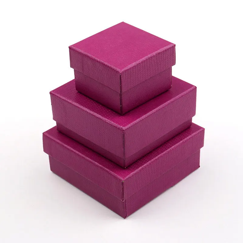 12-Pack Bulk Rose Red Gift Boxes Bracelet JewelryPackaging Box Valentine's Day Wedding Party Necklace Ring DIY Creative Case Box
