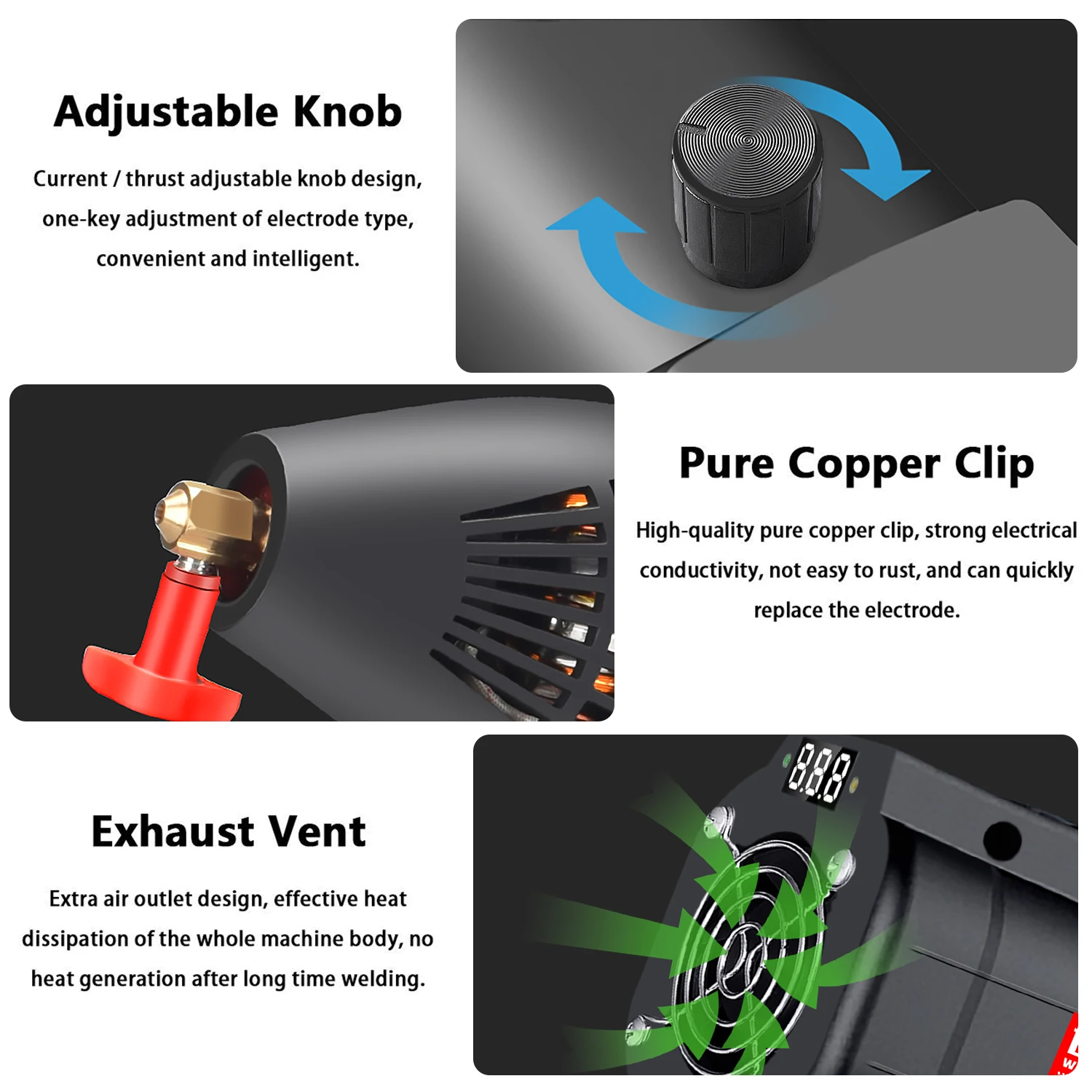 3900W 220V/110V ±15% Brand New Handheld Portable Arc Welder Home Electric Welder Fully Automatic Digital Intelligent Welder, 4