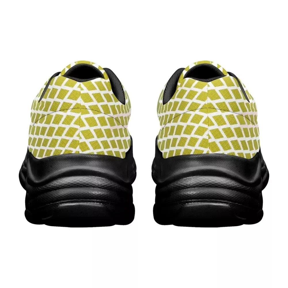 Retro Golden Floral Women Mesh Shoes Casual Sneakers Female Lace Up Outdoor Increasing Platform Dropshipping