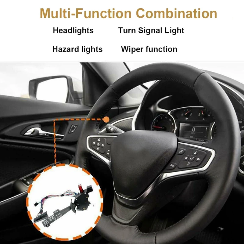 

Multi-Function Combination Windshield Wiper Arm Turn Signal Lever Switch For Chevy Tahoe Suburban 1995-2002 26100985