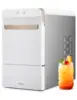 V2.0 Countertop Ice Maker | Self-Cleaning Pellet Ice Machine | Open and Pour Water Refill | Stainless Steel Housing | Fit 1