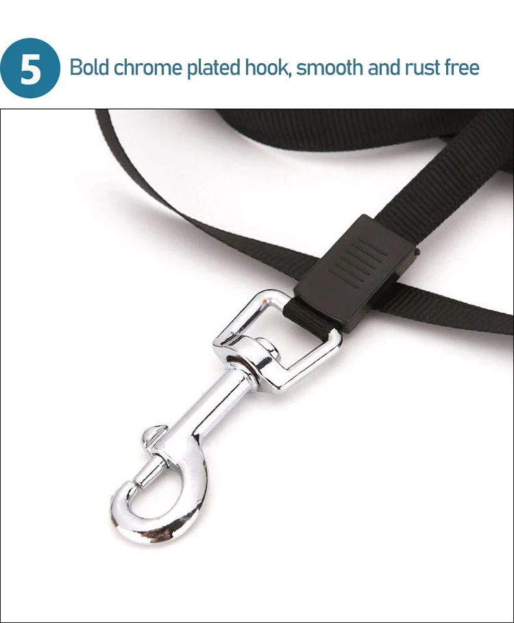 Retractable Leash For Large And Small Dogs Double Strap Hands Free_voghion.com