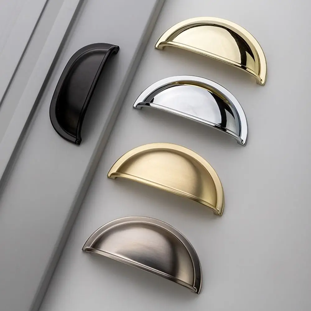 New Zinc Alloy Shell Cabinet Handle Shell Style Multifunctional Furniture Knobs Hardware Furniture Drawer Pull Handles Cabinet