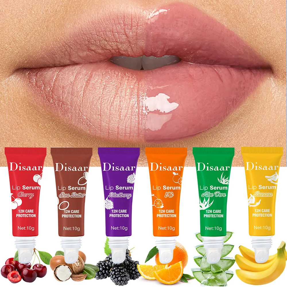 

5 pcs*10g Fruit lipstick can moisturize prevent dryness and repair lips Skin care