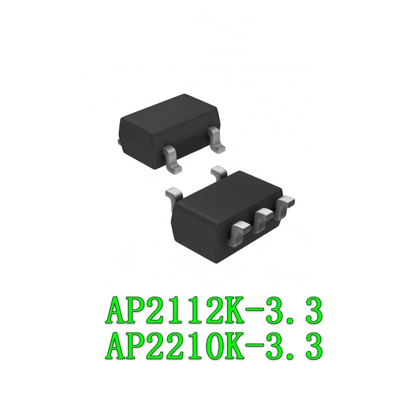 

10PCS AP2112K-3.3 SOT23-5 AP2112K-3.3TRG1 3.3V 0.6A SOT25 2112 AP2112 AP2113K AP2112-3.3 AP2210K-3.3 AP2210K-3.3TRG1 AP2210K