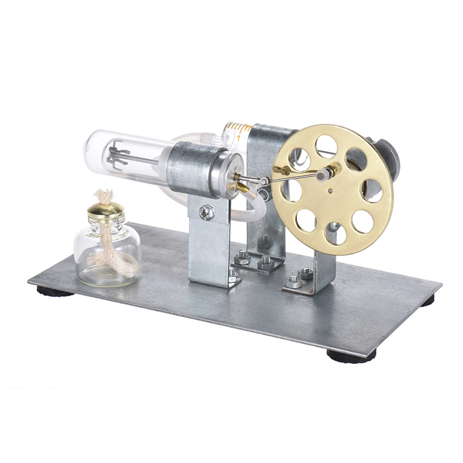 【Sale】Mini Hot Air Stirling Engine Motor Model Stream Power Physics Experiment Educational  Physics Experiment