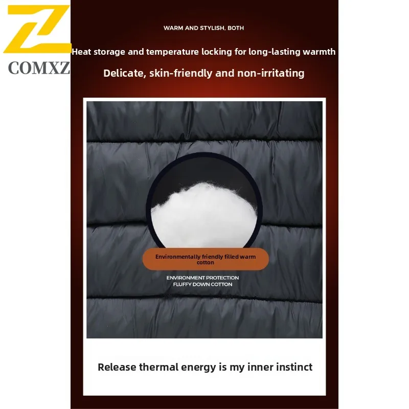 Men Outdoor Hood Jacket Winter Thermal Parka Thickened Windproof Coat Cold Weather  Waterproof Fleece Lined Streetwear Overcoat