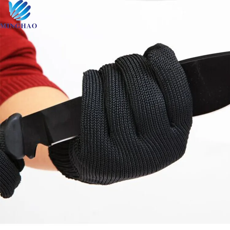 Gloves Cut-proof protective gloves Wrapped with steel gloves Police self-defense Cut-proof black Household cleaning tools