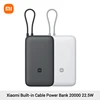 Xiaomi Built-in Cable Power Bank 20000mAh 22.5W PB2020MI USB-C Two way Fast Charging Portable Powerbank For iPhone 15 16 Xiaomi 1