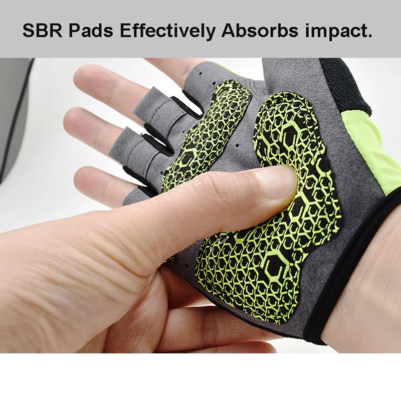 Fingerless Summer Cycling Gloves Man Woman Non Slip Gel Road Bike Half Finger Bicycle Gloves MTB Sports Mountain Bike 4
