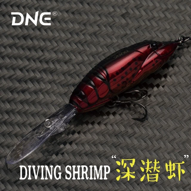 2022 New Dne Diving Shrimp Sinking Minnow Fishing Lure 58mm/9.9g Throw  Farther And Fish Deeper Isca Artificial Wobbler Fake Bait - Fishing Lures -  AliExpress