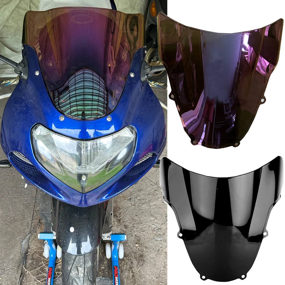 

Motorcycle Windshield For Suzuki GSXR 600 750 GSX-R750 GSX-R 1000 K1 2000 2001 2002 2003 GSXR1000 Windscreen GSXR600 Accessories