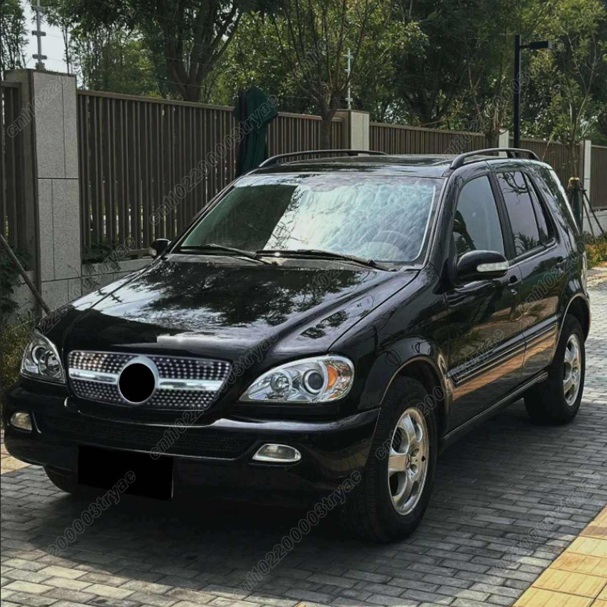 메르세데스 W163 ML-클래스 ML320 ML350 ML270 ML400 ML430 CDI 1998 1999 2000 2001 2002 2003 2004 프론트 범퍼 GT 스타일 그릴 키트