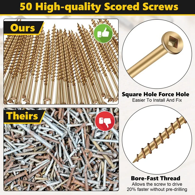 Floor Repair Kit Eliminates Floor Squeaks Fits Most Carpet Hardwood Floors Used To Fix Flooring Durable