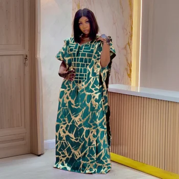 2025 Abayas For Women Dubai African Muslim Fashion Dress Caftan Marocain Evening Party Dresses Satin Boubou Robe Djellaba Femme 1