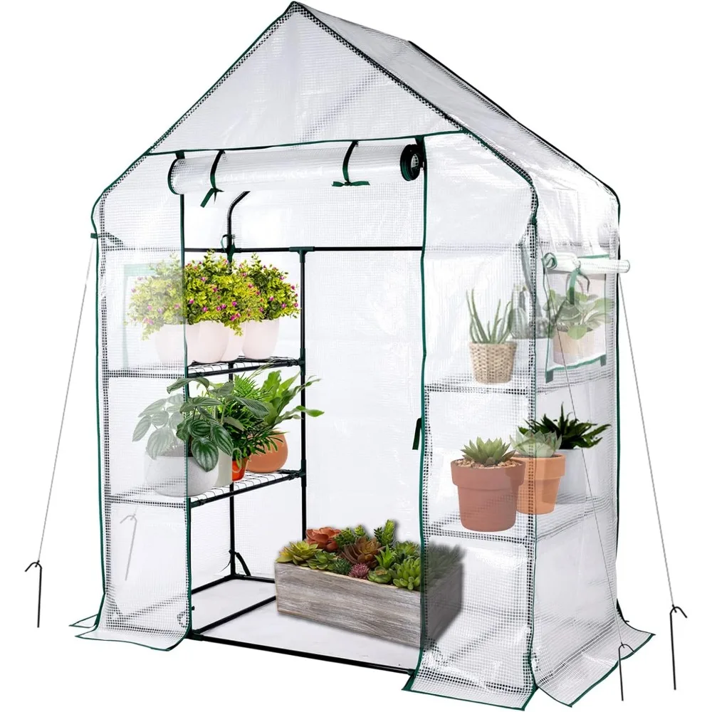 

Portable Walk in Green House for Garden Plants That Need Frost Protection and Away From Pests Free Shipping Mini Greenhouse Home