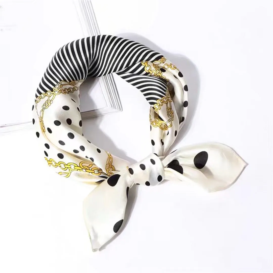 1Pcs 100% Mulberry Silk Women Square Scarves Wrap Kerchief Mulberry Fashion Silk Scarf Luxury High Quality Headband Hijab Shawls