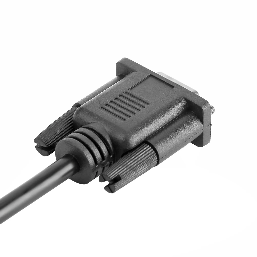 VGA Cable VGA Cable Adapter Computer Monitor One in Two Out Distributor VGA Splitter Cable 1 Computer to Dual 2 Monitor Male to Female Adapter Wire