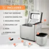 Bread Maker Machine 13 Program 2LB Bread Maker, Bread Machine with 3 Loaf Sizes and 3 Crust Colors, Breadmaker with Fruit & Nut 6