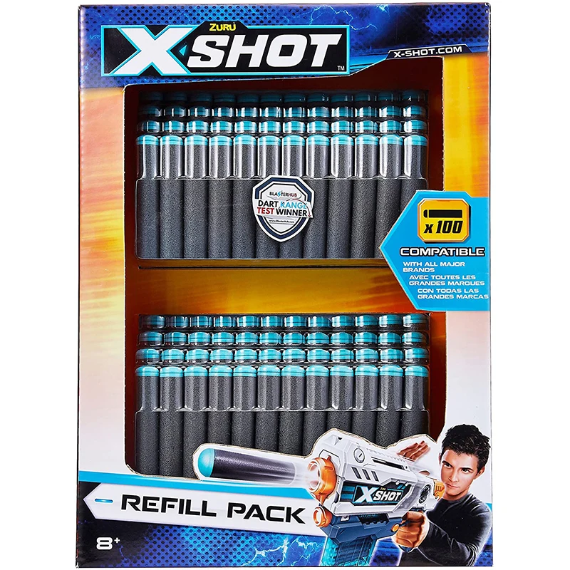 Lot De 400 Balles NERF – Recharges Fléchettes Souples Pour Pistolet Ou Fusil