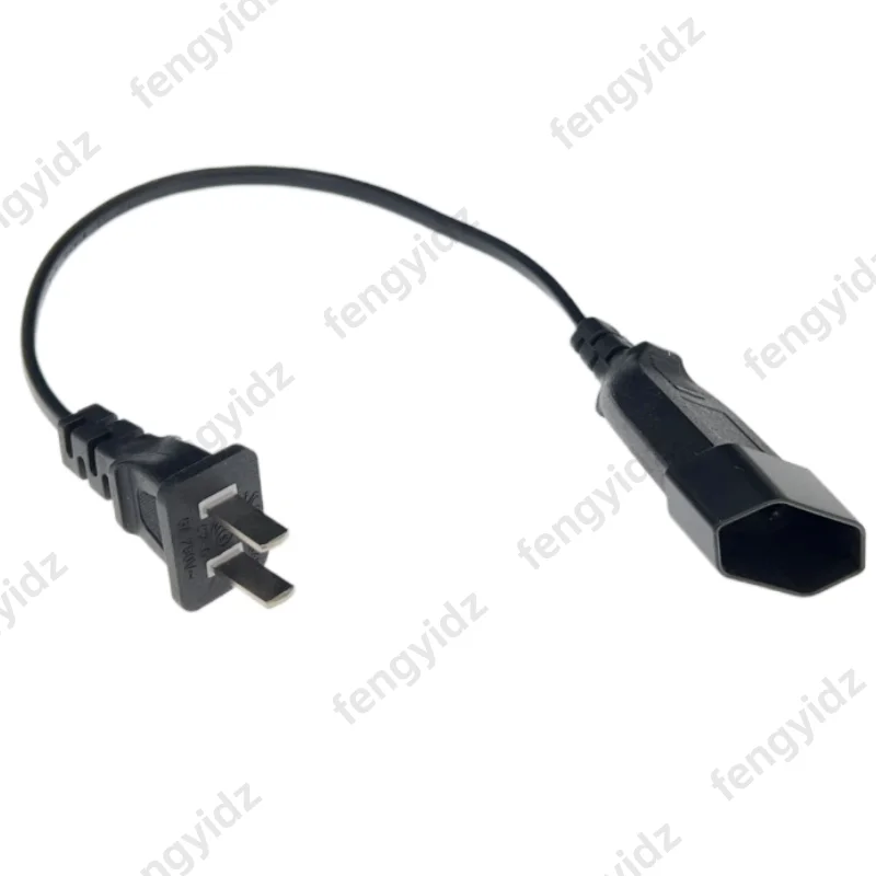 AC Power 2-Prong Male to European EU Female Extension Cord 1-15P to CEE7/16 Power Cable US Plug Euro Receptacle AC short Cord